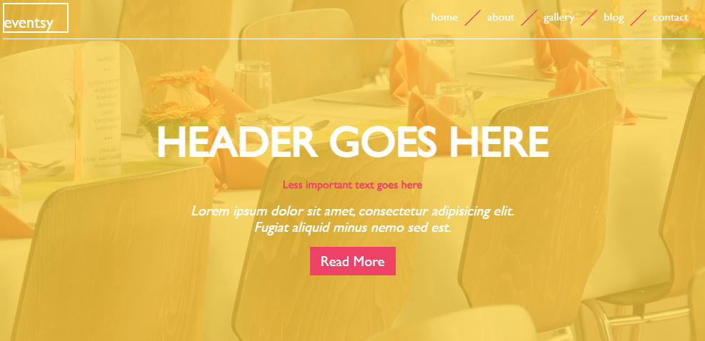 Home Page of Eventsy